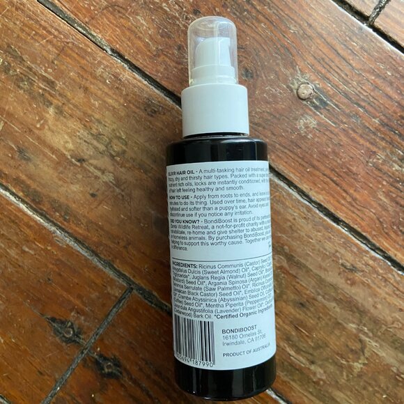 Bondi Boost Elixir Hair Oil Full Size 125ml/4.23 fl oz Pre-shampoo Use - Picture 2 of 2